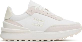 Tommy Hilfiger Tech Runner Sneakers - Dames - Sneakers - Wit - 37 EU - Polyester - Schoenen