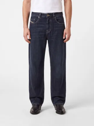 Diesel 2001 D-Macro Low-Waist Wide-Leg Jeans in Cotton Denim