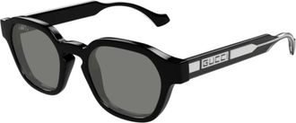Gucci Stijlvolle zonnebril voor dagelijks gebruik - unisex - Zonnebrillen - Zwart - 50 MM - Accessoires