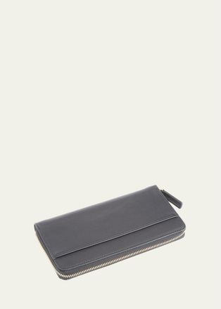 Royce Leather RFID Blocking Continental Wallet, Personalized