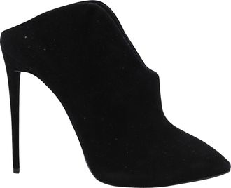 Giuseppe Zanotti Giuseppe Zanotti Pre-owned Womens Olinda Pointed Toe Mules in Black Suede - Size EU 38
