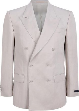 HUGO BOSS Double-Breasted Blazer - Heren - Business blazers - Grijs - M - Kostuums