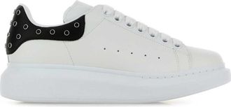 Alexander McQueen White Leather Sneakers