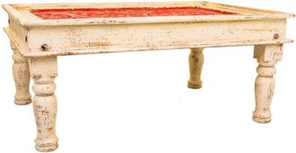 Wanderlust Deco Wanderlust Deco - Mesa De Centro De Madera Acabado Artesanal 110x78x48h Cm