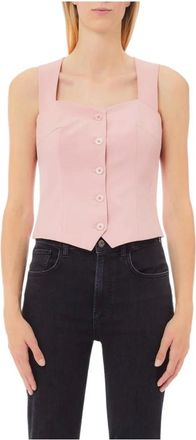 Liu Jo Wa5372 T1811 Top - Dames - Tops - Roze - Maat: XL