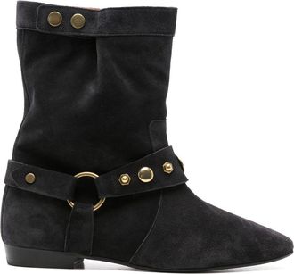 Isabel Marant Stania Boots - Womens - Calf Leather/Calf Suede