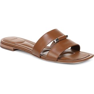 Vince Piper Slide Sandal in Saddle at Nordstrom, Size 7.5