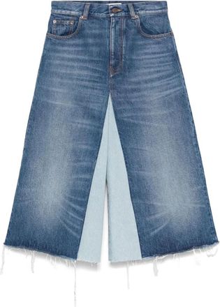 Chlo&eacute; Denim Maxi Rok - Dames - Denim shorts - Blauw - S - Denim - Korte Broeken
