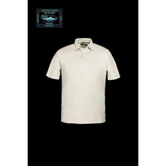 Moorer MenS Light Beige Polo Sweater, Size 46