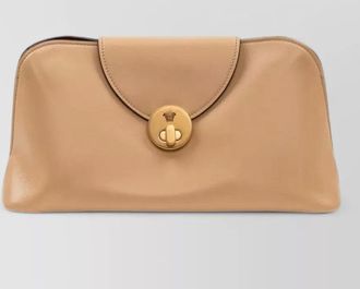 Versace small lamb leather clutch bag