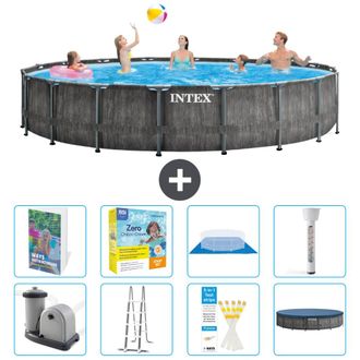 Intex Piscina Prism Frame Redonda - 549x122 Cm - 9-piezas S532
