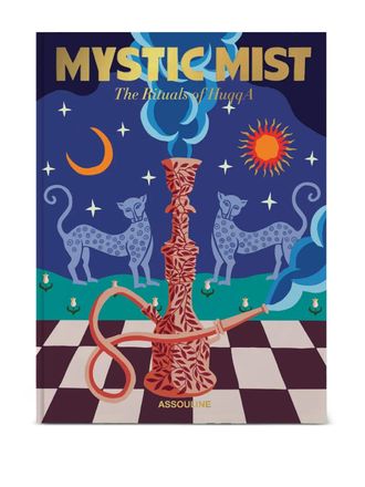 ASSOULINE Mystic Mist Rituals HuqqA hardcover book - unisex - Paper/Silk - One Size - Blue