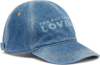 Diesel Denim baseball cap with For Successful Loving logo - Caps - Unisex - Blue