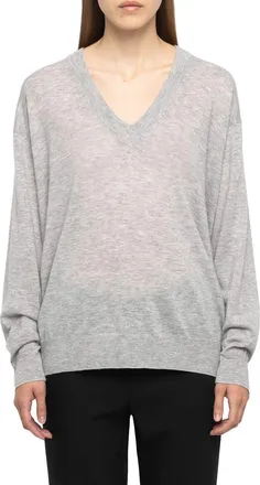 Zadig&Voltaire Oversize Cashmere Sweater in Gris Chine Clai at Nordstrom, Size X-Small