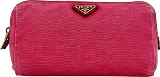Prada Pre-owned Vintage Pouch - Dames - Vintage Mini Tas - Roze - ONE Size - Vintage