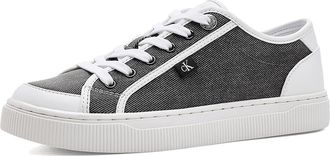 Calvin Klein Lorean Womens Shoes Black/White : 8.5 M, Faux Leather