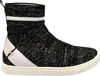 Borbonese Black Rubber Women Womens Sneaker