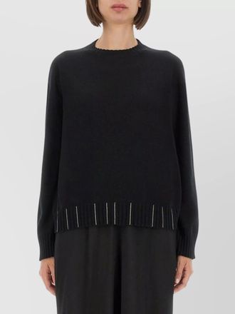 Fabiana Filippi crew neck knitwear long sleeves