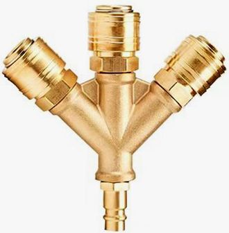 OEM Conector De Aire Comprimido De 3 V&iacute;as Con 3 Conexiones, Conector De Aire Comprimido De 3 V&iacute;as Con 3 Conexiones, Distribuidor De Aire Comprimido De 3 V