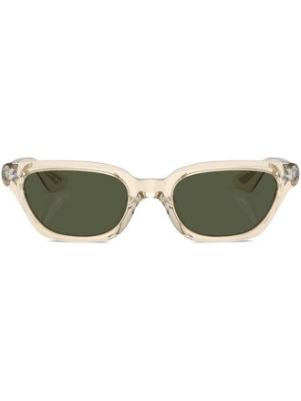 Oliver Peoples Occhiali da sole cat-eye trasparenti - Giallo