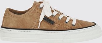 Brunello Cucinelli Sneakers Brunello Cucinelli in camoscio con monile