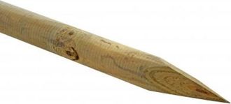 OEM Palo Redondo De Madera Impregnada 6 Cm X 200 Cm