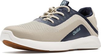 Olukai Kialoa Mens Shoes Tapa/Trench Blue : 11.5 D - Medium, Textile