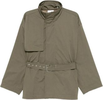 Frame Denim The Short Field Trench - Dames - Trenchcoats - Groen - XS - Katoen - Jassen