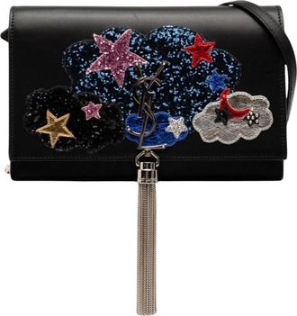 Saint Laurent Pre-owned Schoudertas met Kwastje - Dames - Vintage Schoudertas - Zwart - ONE Size - Vintage