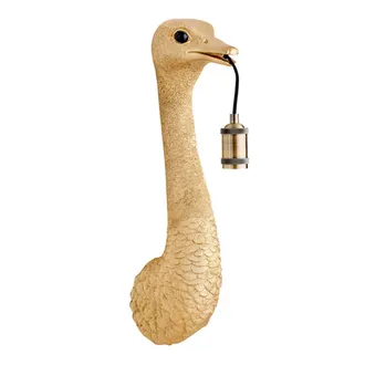 Light & Living Aplique De Pared - Ostrich - Dorado - Pl&aacute;stico - - Light&living