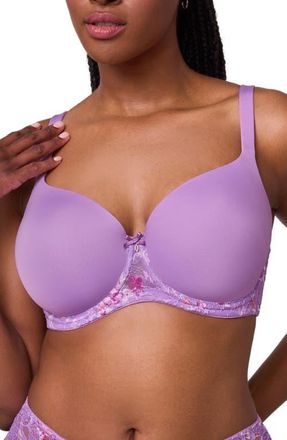 Montelle Intimates Pure Plus Underwire T-Shirt Bra in Tulip/tulip Field at Nordstrom, Size 42C