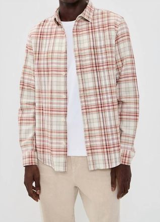 Wax London Shelly Long Sleeve Shirt In Rust/multi