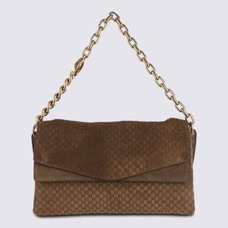 Gucci Brown Leather Shoulder Bag