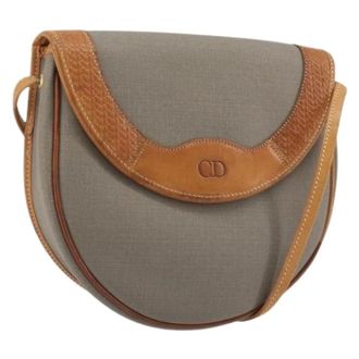 Dior Pre-owned Vintage Shoulder Bag - Dames - Pre-owned - Grijs - Maat: ONE Size Leer