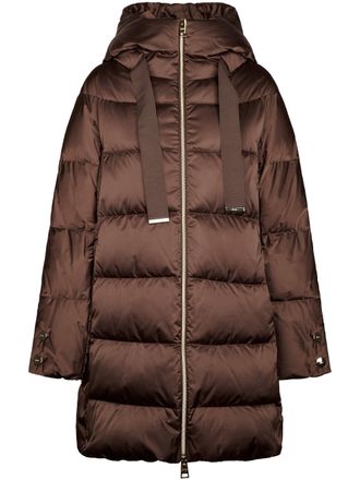 Herno Quilted Down Coat with Adjustable Cuffs and Hooded Design