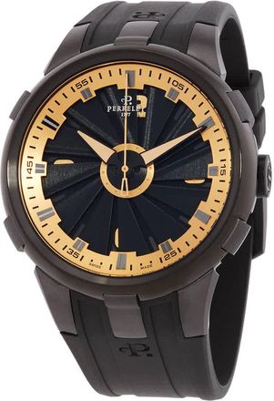Perrelet Automatic Black Dial Mens Watch A1051/11