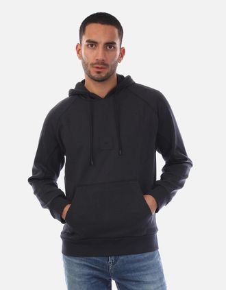 HUGO BOSS Mens Soody Rib Hoodie - Blue - Size: 38