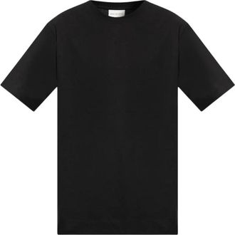 Dries Van Noten Hertz T-shirt - Heren - T-shirts - Zwart - S - Katoen - Tops