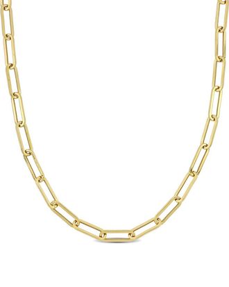 Italian Gold, Inc 14K Polished Paperclip Chain Necklace