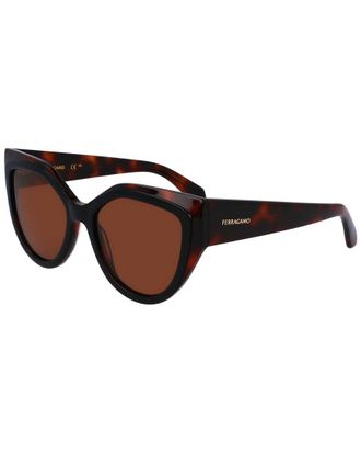 Ferragamo Womens Logo 53Mm Sunglasses
