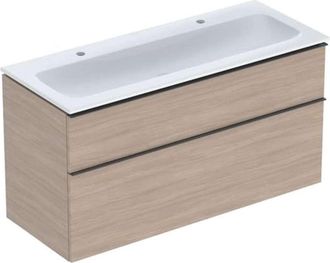 Keramag Geberit Icon Set Mueble Lavabo Con Mueble Bajo Lavabo, 2 Cajones