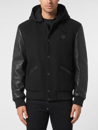 Philipp Plein Bomber con cappuccio