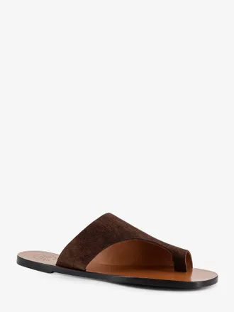 ATP Atelier Womens Sandals Rosa Brown Suede