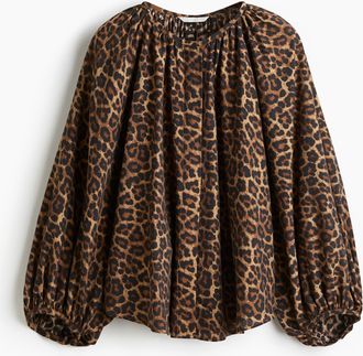 H&M Oversized Bluse - Beige