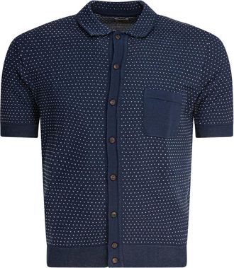 Rakk&igrave; Juneau TK Shirt - Heren - Korte mouwen Overhemden - Blauw - XL - Katoen - Overhemden