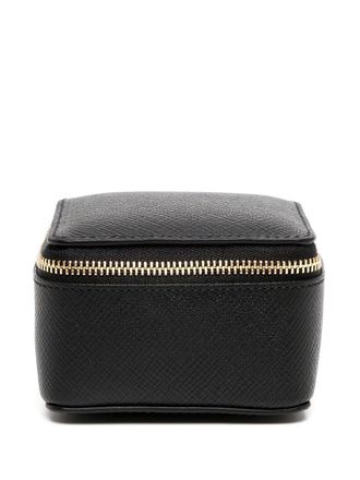 Smythson Scatola con logo - Nero