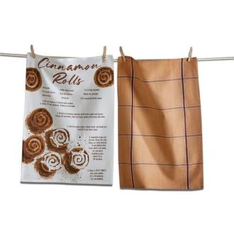 Tag Cinnamon Roll Dish Towel Set Multicolor Cotton Kitchen in Multicolored at Nordstrom