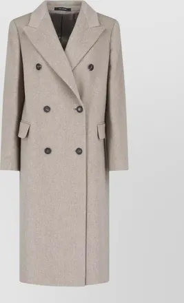 Tagliatore virgin wool double breasted coat