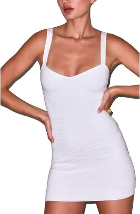 Fleur du Mal Bandage Dress in Ivory at Nordstrom, Size X-Small