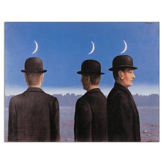 Artopweb Decorative panel, MAGRITTE - The Masterpiece or The Mysteries of the Horizon - 60x46